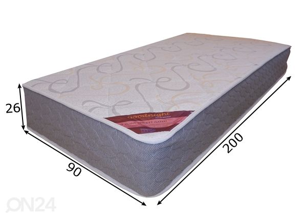 Patja GoodNight 90x200 cm mitat