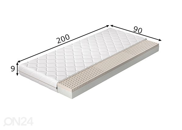 Patja Moska 90x200 cm mitat
