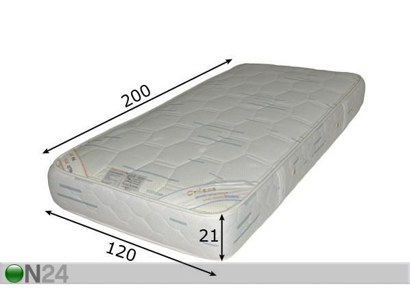 Patja ORFEAS 120x200 cm mitat