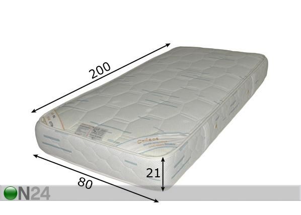 Patja ORFEAS 80x200 cm mitat
