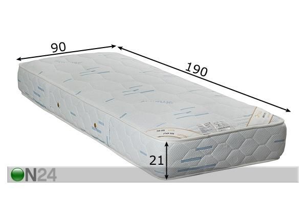 Patja ORFEAS 90x190 cm mitat