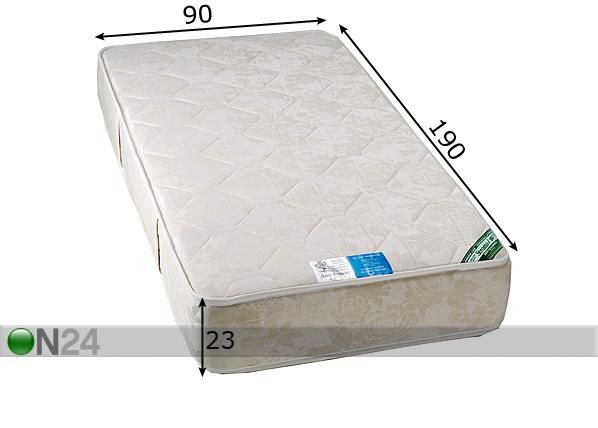 Patja ORTOPEDINEN EKOLOGINEN 90x190 cm mitat