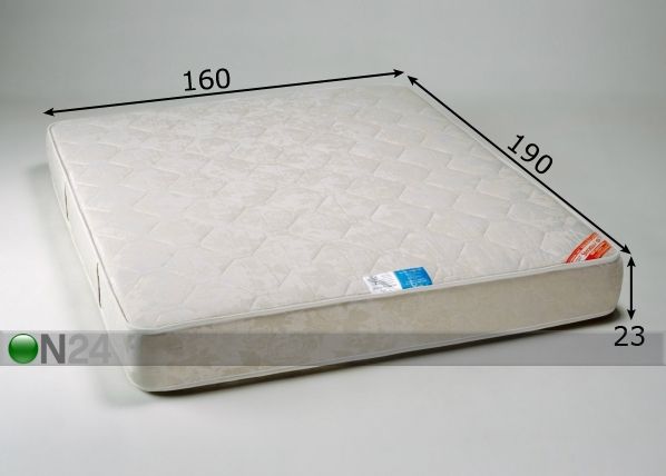 Patja SOFT EKOLOGINEN 160x190 cm mitat