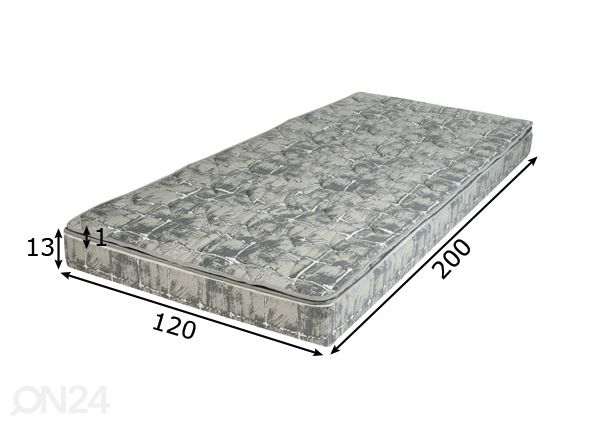Patjasetti Hypnos Juno 100 120x200x13 cm mitat