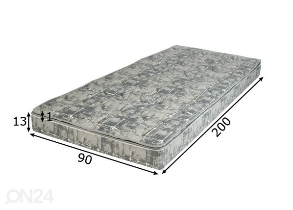 Patjasetti Hypnos Juno 100 90x200x13 cm mitat