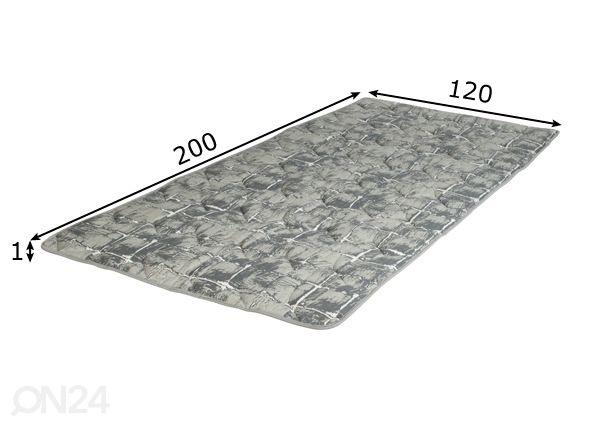 Patjasuoja Hypnos Juno 120x200x1 cm mitat