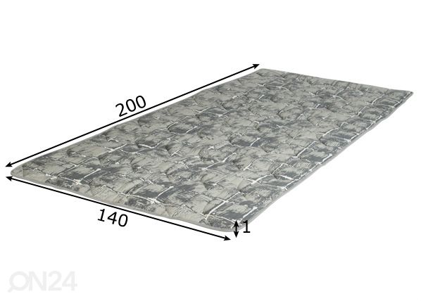 Patjasuoja Hypnos Juno 140x200x1 cm mitat