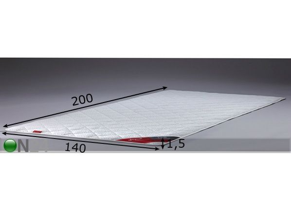 Patjasuoja TOP HYGIENIC COVER 140x200 cm mitat