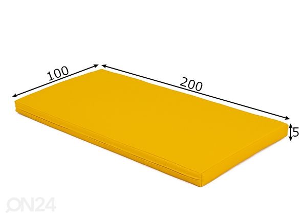 Pehmeä matto 100x200 cm mitat