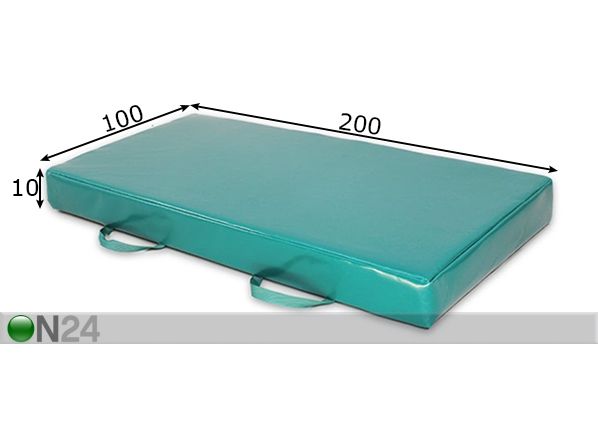 Pehmeä matto/ alusta 100x200 mitat