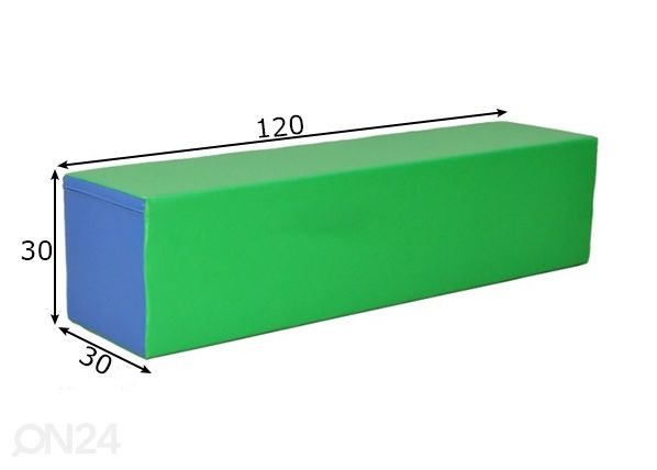 Pehmeä moduuliosa 6 mitat