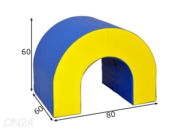 Pehmeä moduuliosa 7 mitat