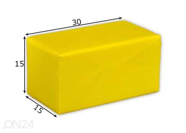 Pehmeä moduuliosa P mitat