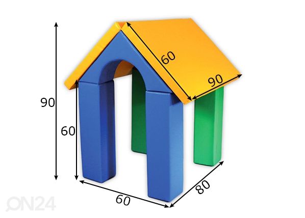 Pehmeät moduuliosat SET 14 mitat