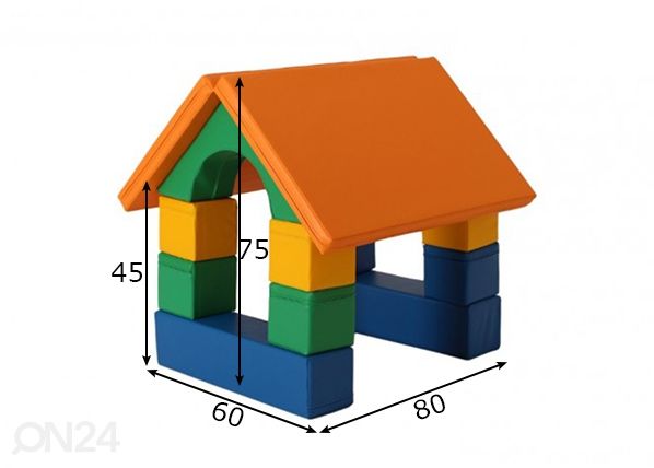 Pehmeät moduuliosat SET 15 mitat