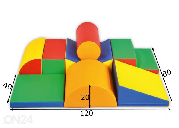 Pehmeät moduuliosat SET 33 mitat