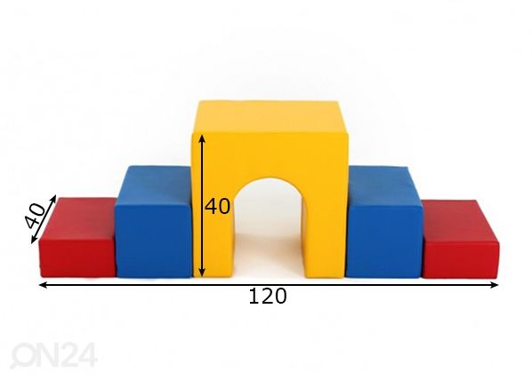 Pehmeät moduulit Set 1-1 mitat