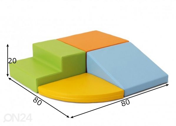 Pehmeät moduulit Set 16-3 mitat