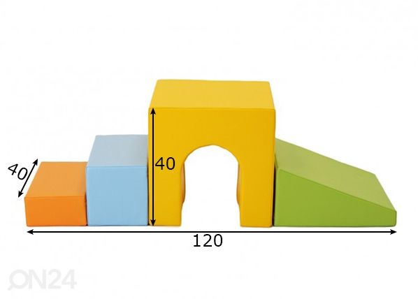 Pehmeät moduulit Set 17-1 mitat