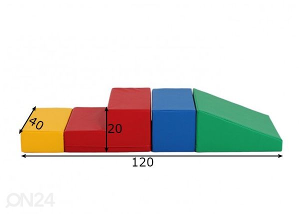 Pehmeät moduulit Set 26 mitat