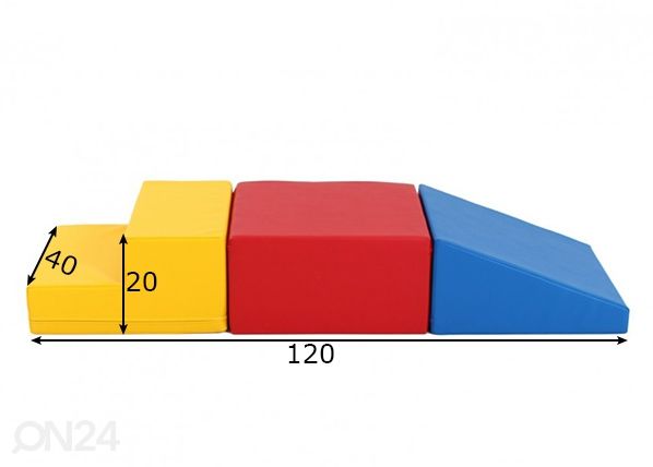 Pehmeät moduulit Set 27 mitat