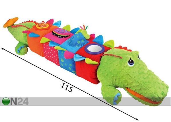 Pehmolelu K'S KIDS® CROCOBLOCO mitat