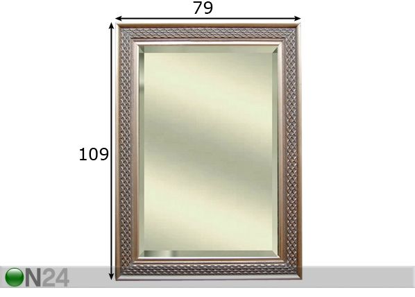 Peili 109x79 cm mitat
