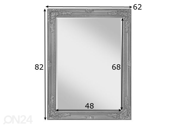 Peili 62x82 cm mitat