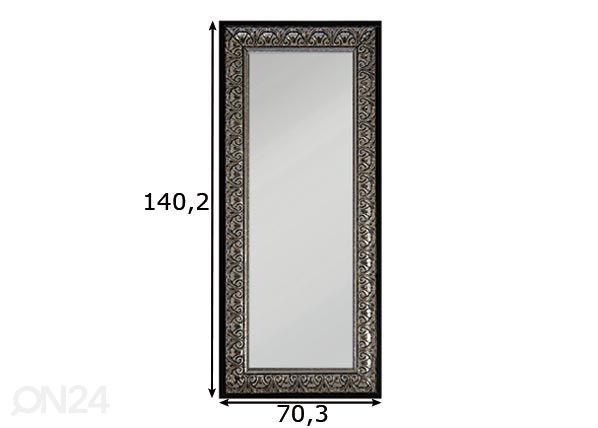 Peili 70x140 cm mitat