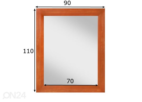 Peili 90x110 cm mitat