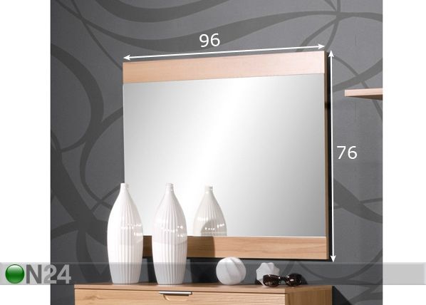 Peili 96x76 cm mitat