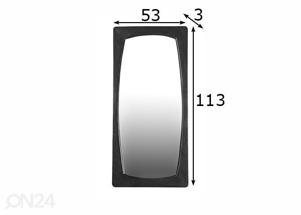 Peili Alain 113x53 cm mitat