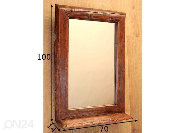 Peili Barnwood mitat