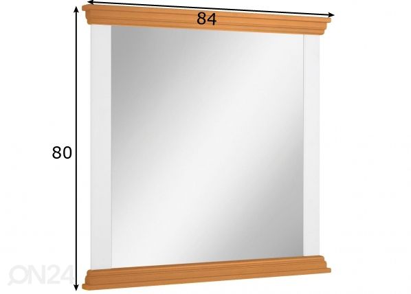 Peili Basilico 80x84 cm mitat