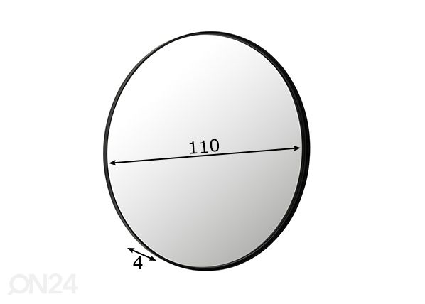 Peili Bianca Ø 110 cm mitat