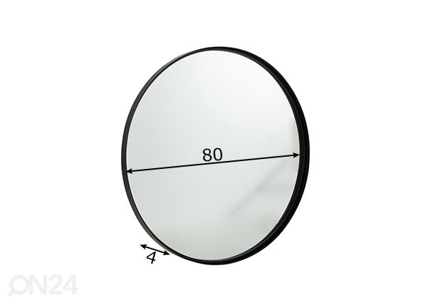 Peili Bianca Ø 80 cm mitat
