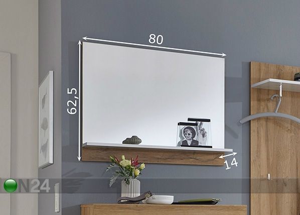 Peili BRISTOL 400 mitat
