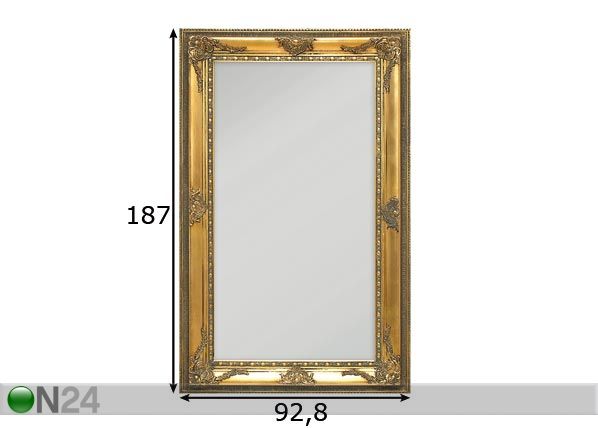 Peili GOLD ANTIQUE 92,8x187 cm mitat