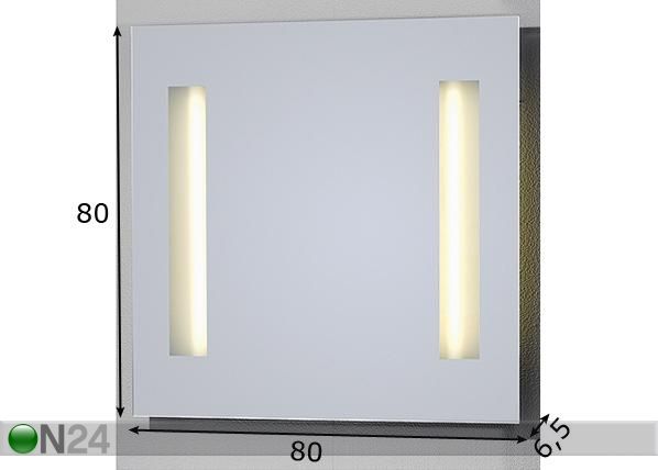 Peili M 80 mitat