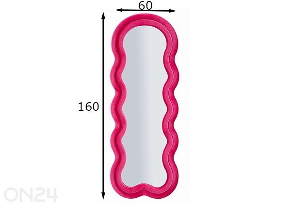 Peili Miki 60x160 cm mitat