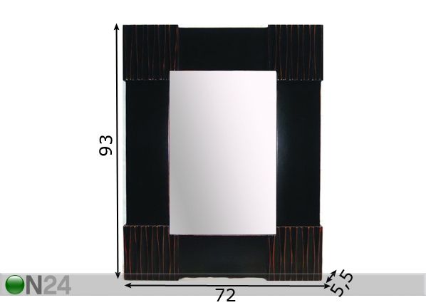 Peili MING -346 mitat