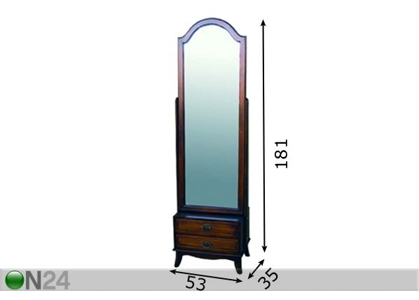 Peili MONACO -27 mitat
