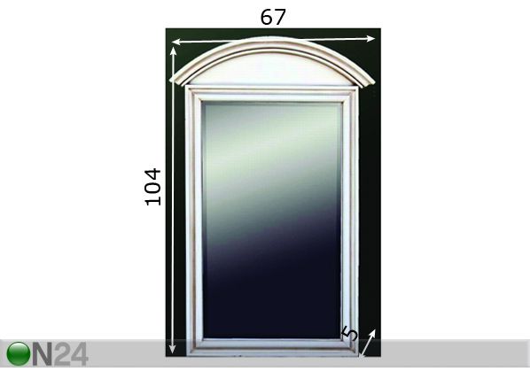 Peili NIZZA -215 mitat