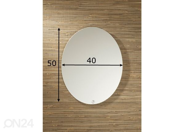 Peili Riki 50x40 cm mitat