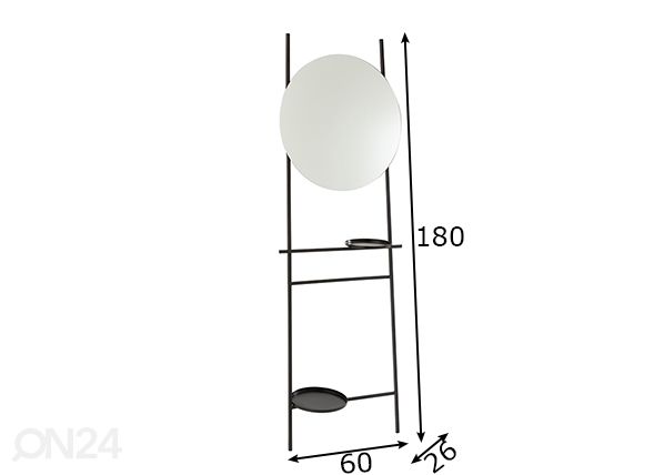 Peili Trays mitat