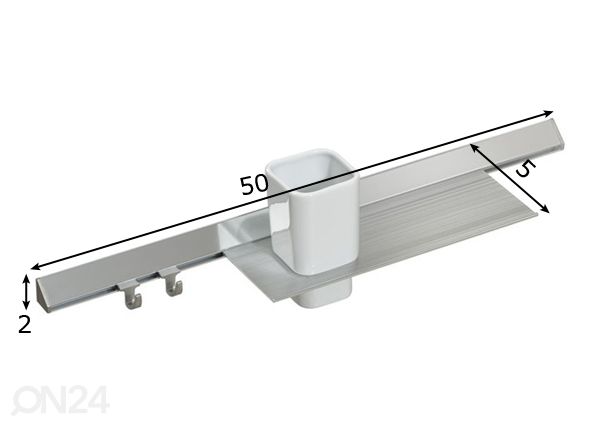Peilin irtohylly 50 cm mitat