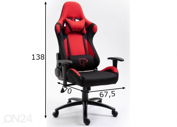 Pelituoli Niagara mitat