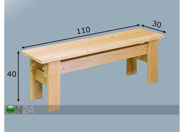 Penkki 110 cm mitat