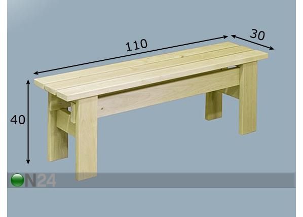 Penkki 110 cm mitat