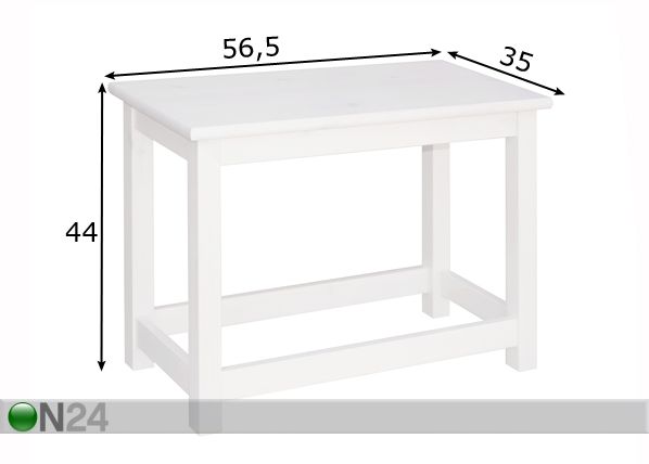 Penkki 56,5 cm mitat
